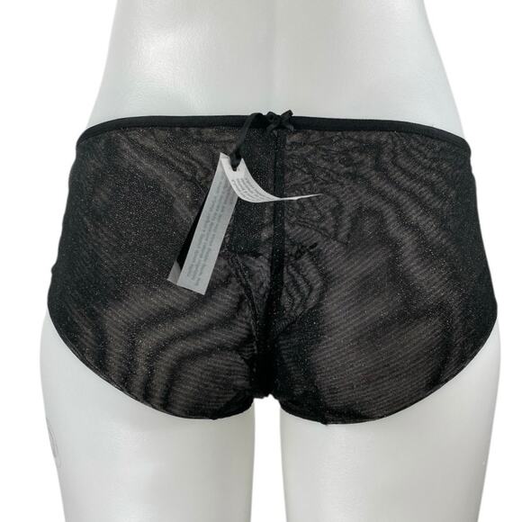 NEW Aubade Women's Black Sheer Mesh See Through Panty Undies Lingerie Size S - Picture 2 of 4